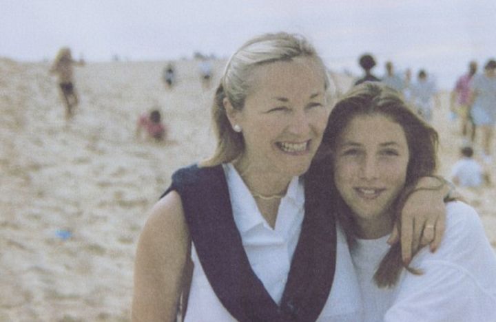 Georgie Fuller (right) with her mum Maggie (left)