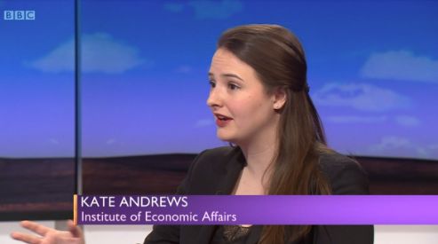 The IEA's Kate Andrews is becoming one of the centre-right's most high-profile commentators 