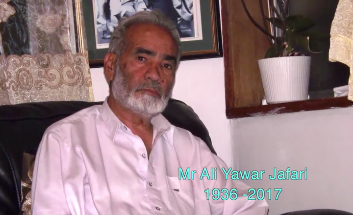 Ali Yawar Jafari was one of 72 people to die in the fire on 14 June 2018