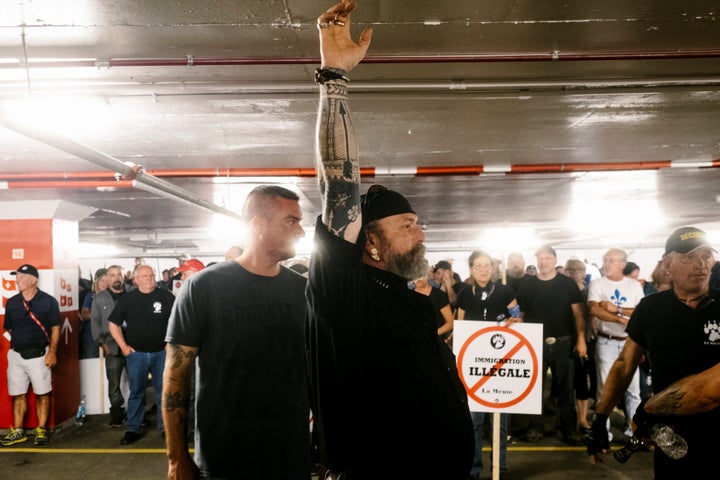 Patrick Beaudry, founder and leader of anti-immigrant Quebec group La Meute.