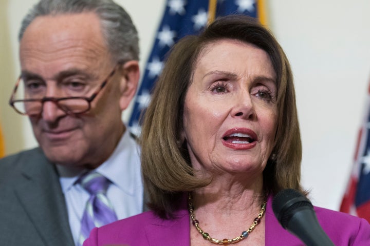 Sen. Chuck Schumer and Rep. Nancy Pelosi said the Justice Department shouldn't be sharing sensitive documents only with