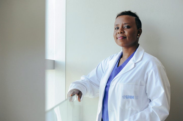 Claire Karekezi is shown at Toronto Western Hospital on May 8, 2018.