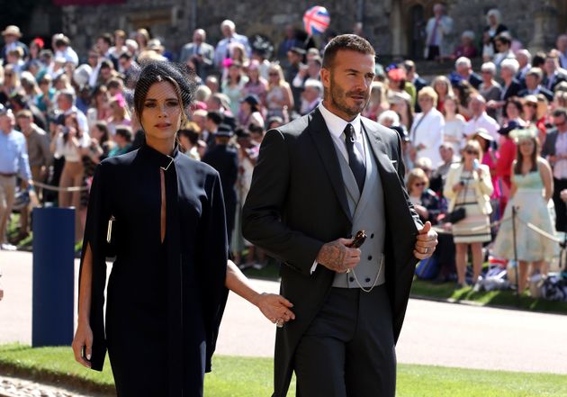 Victoria and David at the wedding 