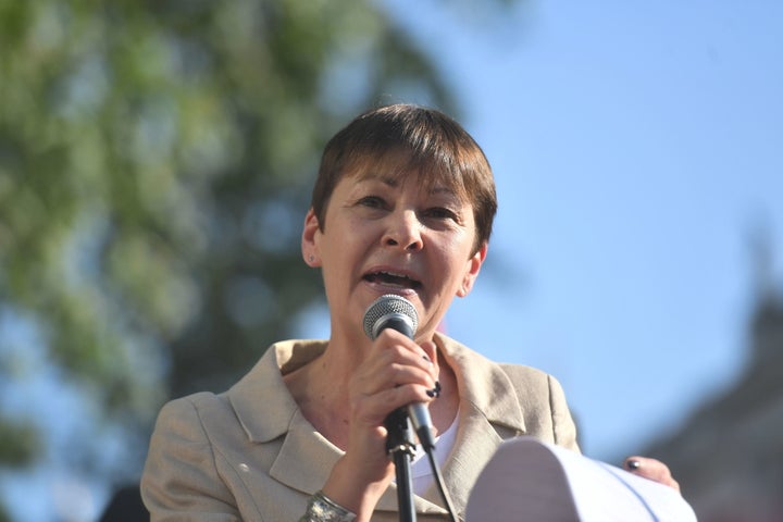 Green party co-leader Caroline Lucas