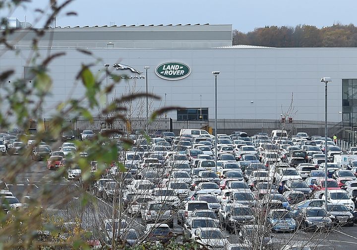 Jaguar Land Rover's Solihull manufacturing plant near Birmingham.