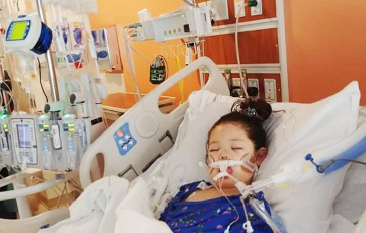 Dominic Lobo wanted to share these images of Mia, which are also published on a GoFundMe page to help the family, in order to raise awareness of pediatric flu deaths.