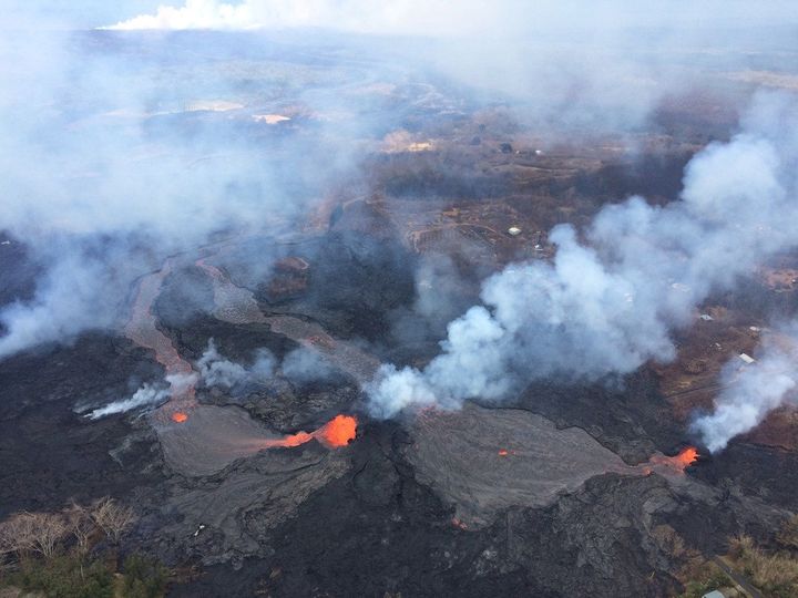 New Lava Flow Encroaches Onto Power Station Property On Hawaii's Big ...