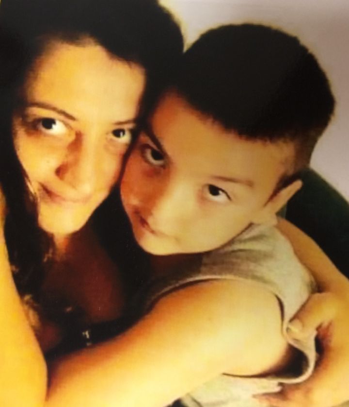 Ketino Baikhadze with her grandson Giorgi.