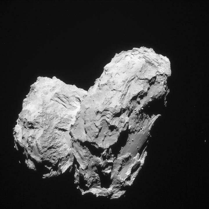 Photo of Comet 67P taken by the European Space Agency's Rosetta spacecraft.