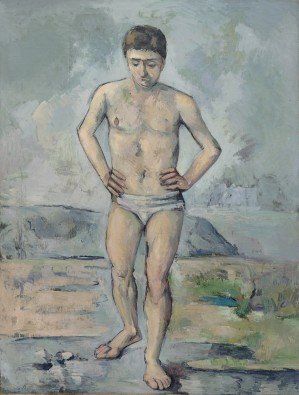 Cezanne, «The-Bather» (299 x 395)