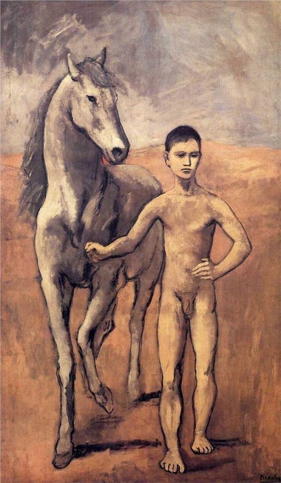 Picasso, «Boy Leading a Horse», 1906.