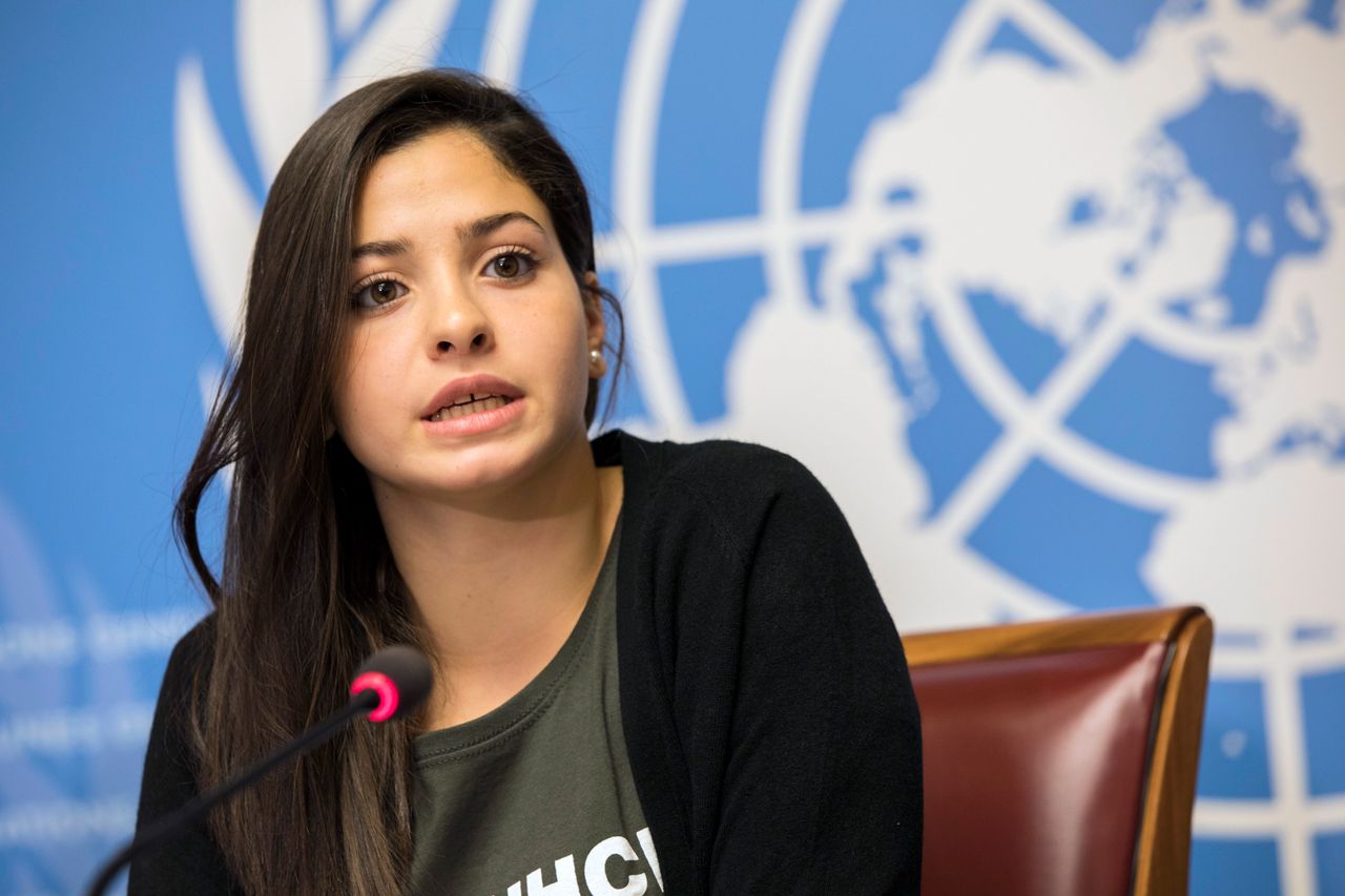 Press Conference announcing Yusra Mardini as UNHCR Goodwill Ambassador