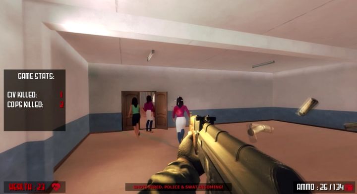 A petition drive seeks to block release of a first-person shooter game called "Active Shooter" that allows players to carry out a school shooting.