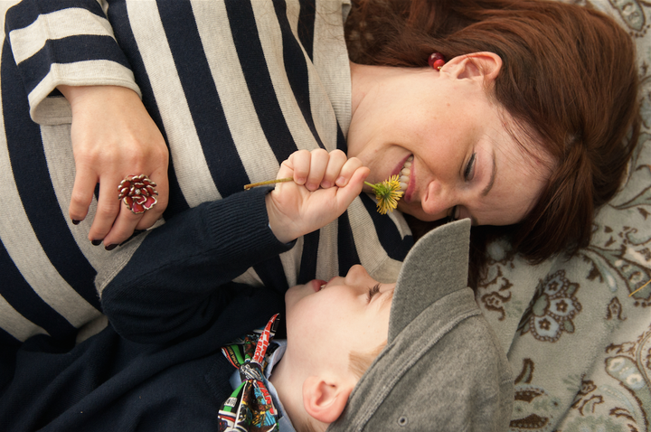 Caitlin Domanico's photography focuses on the mother-child bond.