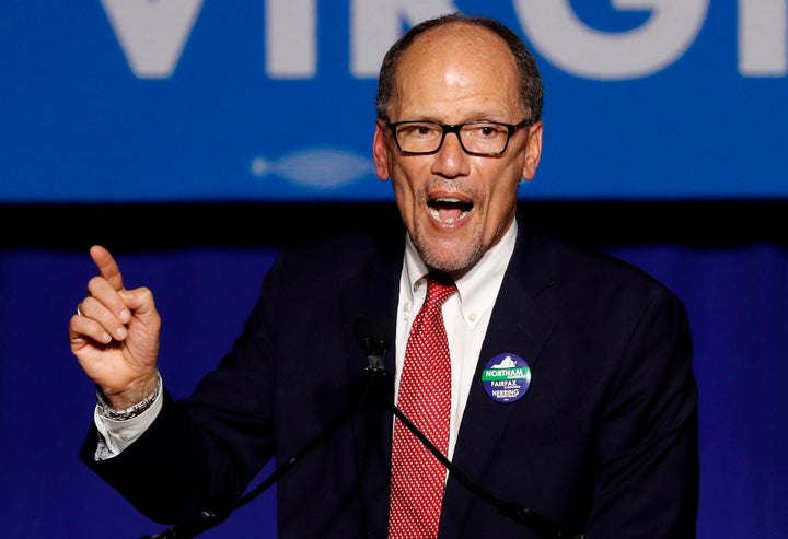 Democratic National Committee Chairman Tom Perez raised eyebrows with a public endorsement of New York Gov. Andrew Cuomo on Thursday.