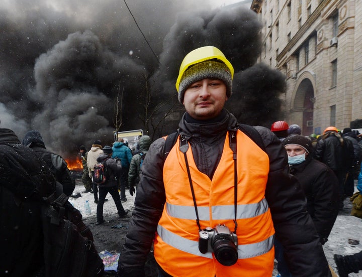 One of Russia’s best-known war correspondents, Babchenko left his homeland fearing for his life after criticizing Russi