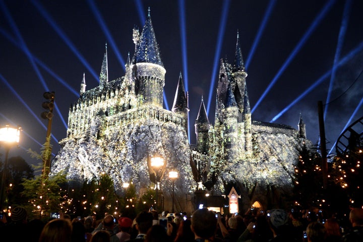 The Nighttime Lights at Hogwarts Castle takes place on select nights.