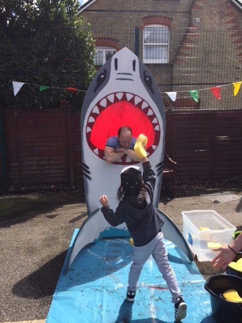 A game at Our Lady of Sion's summer fair. 