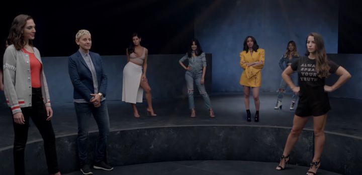 A still from the "Girls Like You" video.