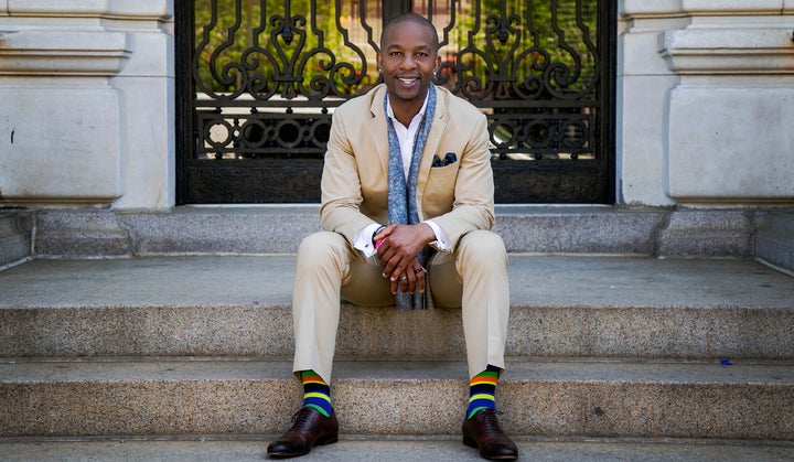 Former NFL player and LGBTQ and feminist activist Wade Davis.