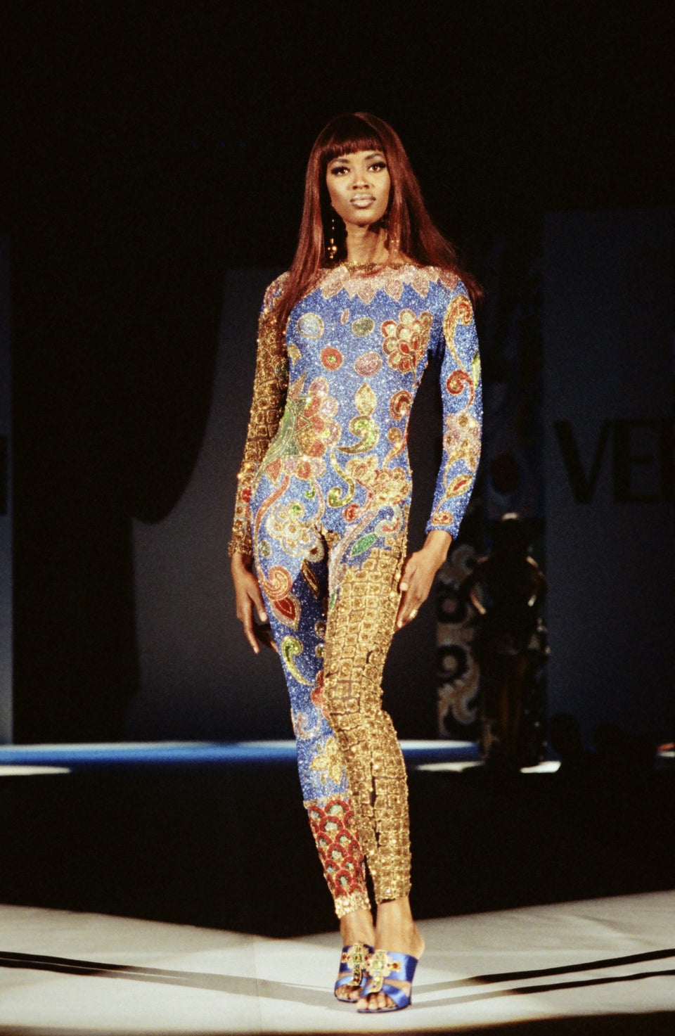 A model walks the runway in the John Galliano Spring 2003 Ready to News  Photo - Getty Images