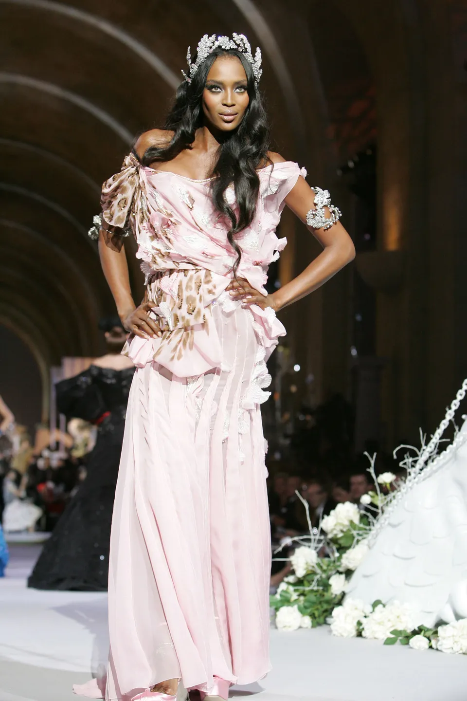 Naomi Campbell Paris Fashion Week Ready To Wear Fall/Winter 2011