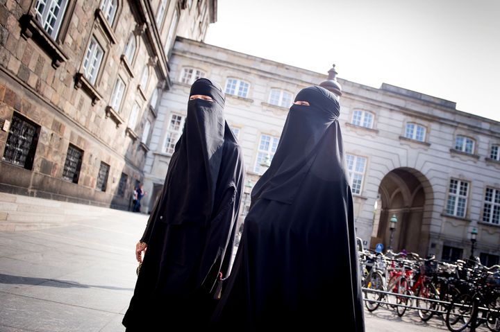 The Danish Parliament is banning full-face veils in the country as of Aug. 1.
