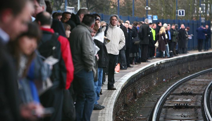 Stock image. Commuters face another day of train chaos 