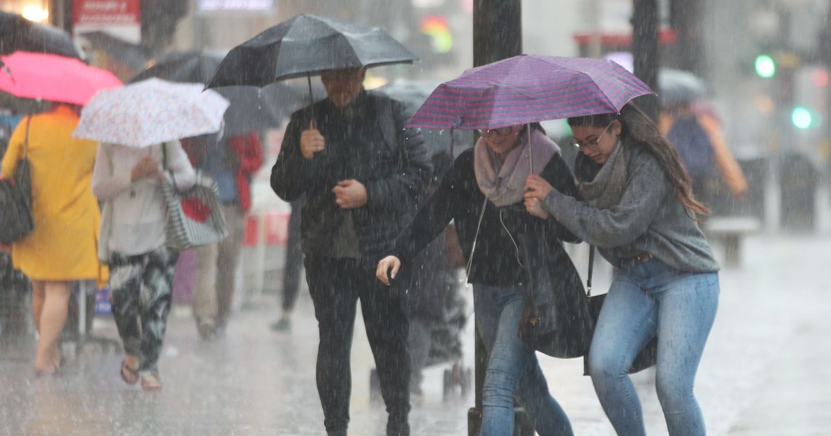 UK Weather: Torrential Rain And Thunderstorms To Cause Travel