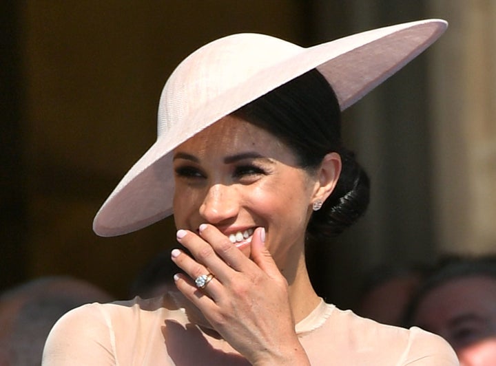 Meghan Markle, pictured at Buckingham Palace last week, is already making waves. 