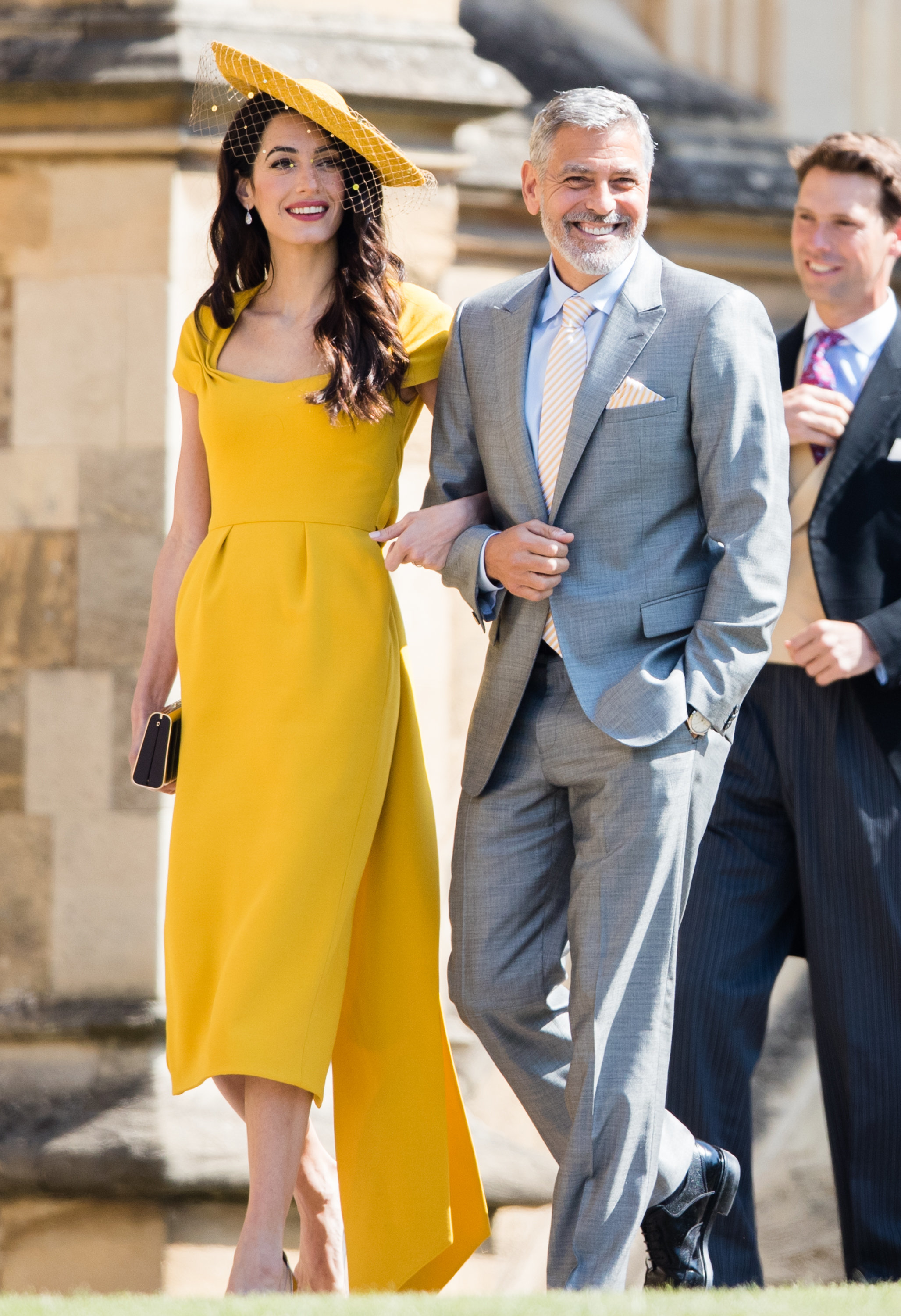 amal clooney royal wedding outfit