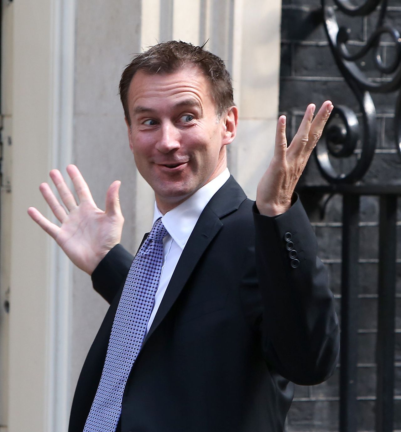 Jeremy Hunt is called in to Downing Street on September 4 2012 to be told he is being moved from Culture, Media and Sport to Health.