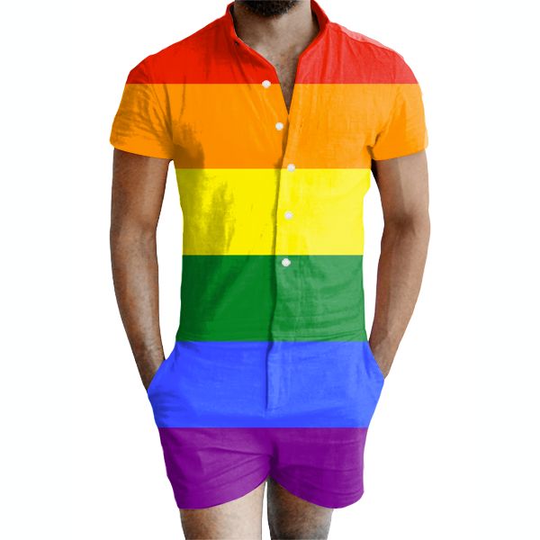 rainbow gay pride vest