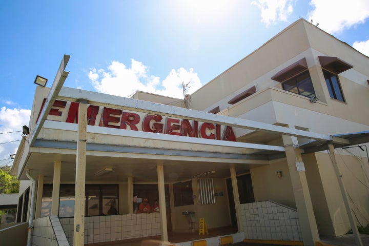 An emergency room in Vega Baja, Puerto Rico, weeks after Hurricane Maria made landfall on the island.