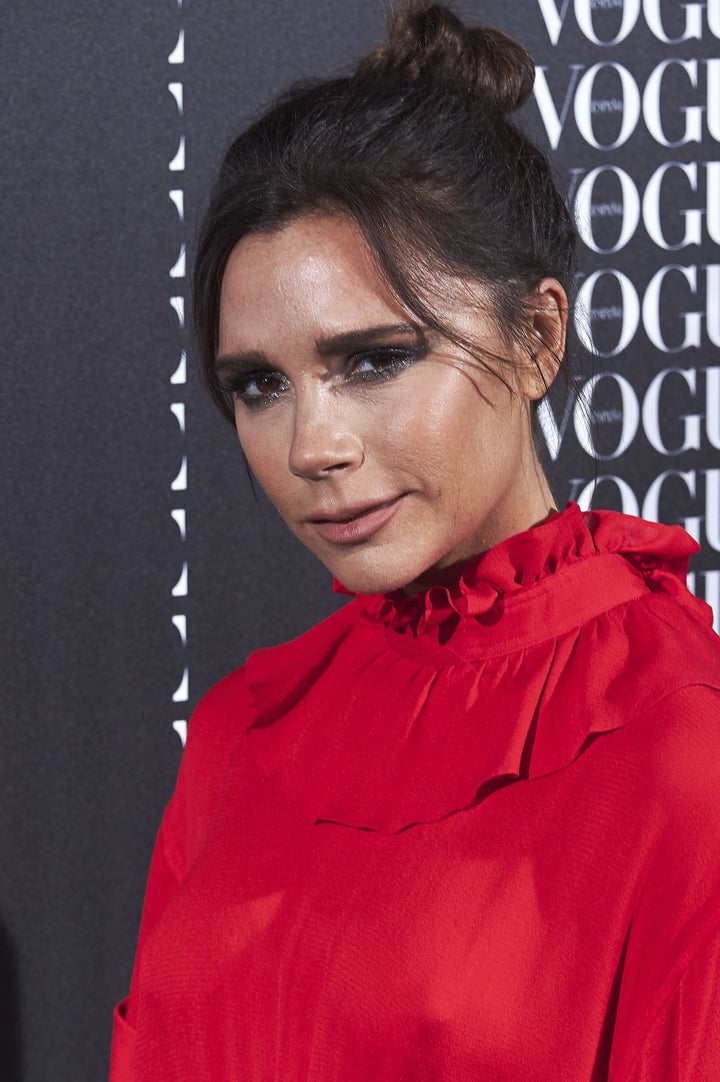 Victoria Beckham spices up her school run. 