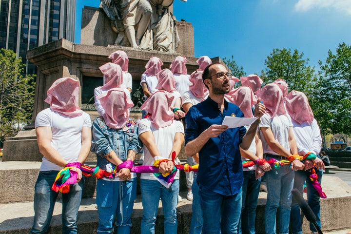 Voices 4, a group organized in response to the abuse of gay men in Russia-controlled Chechnya, engages in high