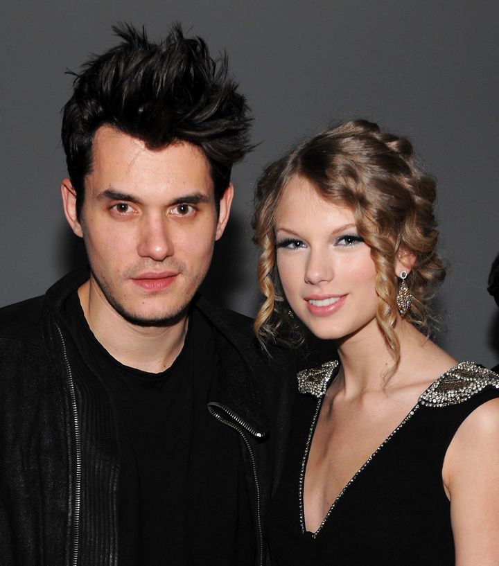 Mayer and Taylor Swift at a Vevo event on Dec. 8, 2009.