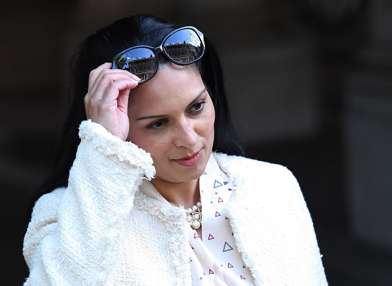 Priti Patel has been working the tea rooms in Parliament, according to a Tory source