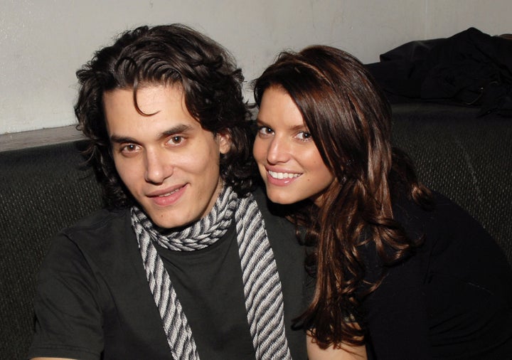 Mayer and Jessica Simpson were on and off for about two years.