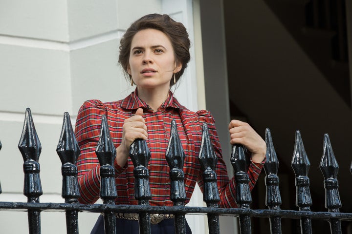 Hayley Atwell as Margaret Schlegel in the Starz miniseries "Howards End."