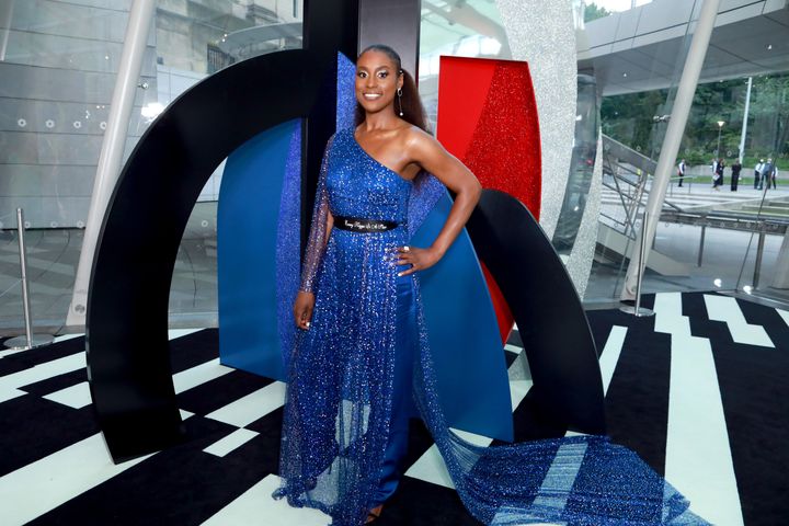 Issa Rae at the Brooklyn Museum on Monday night for the CFDA Fashion Awards.