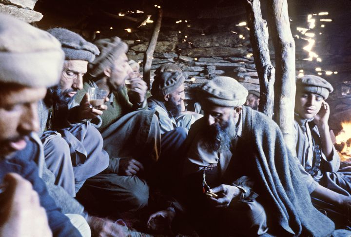 File picture of Afghan anti-Soviet resistance fighters in the early 1980s