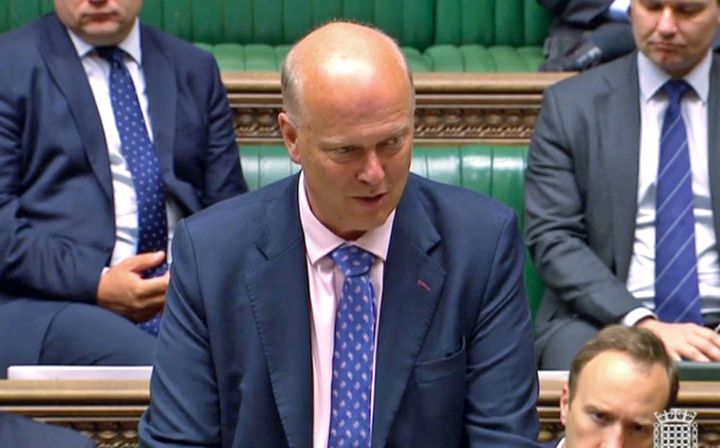 Transport Secretary Chris Grayling