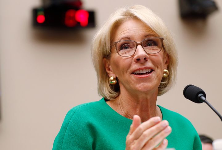 Education Secretary Betsy DeVos now says she doesn't think schools can call ICE to report students they suspect are undocumented.