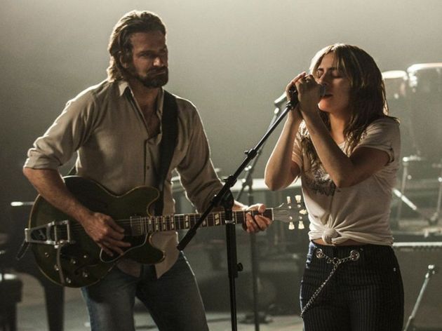 Bradley Cooper and Lady Gaga at Glastonbury