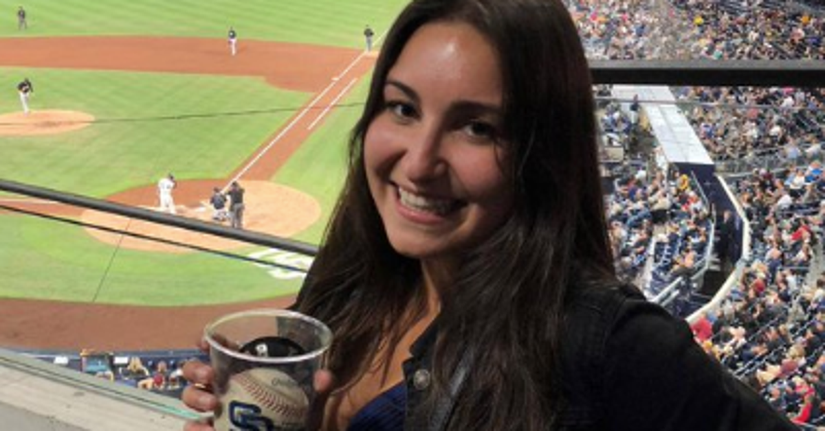 WATCH Fan Makes Epic Foul Ball Catch With Her Beer Cup And