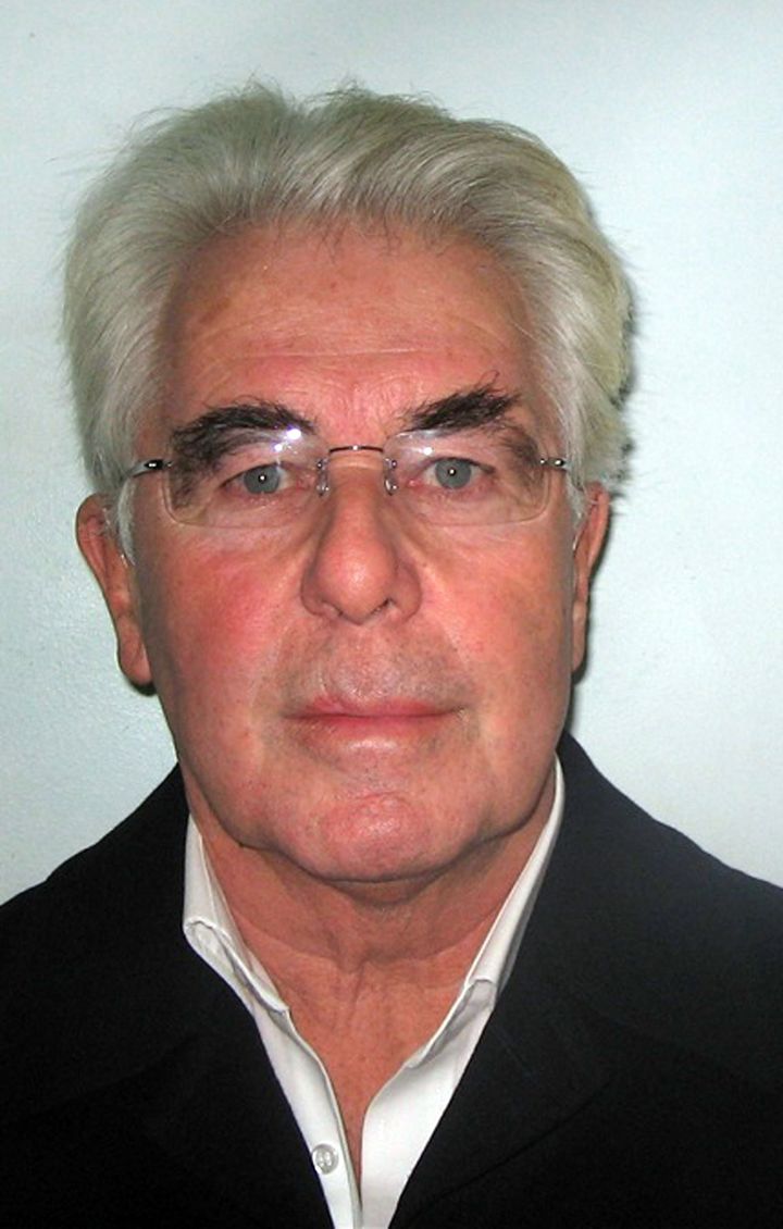 Max Clifford was serving an eight-year sentence for historical sex offences 