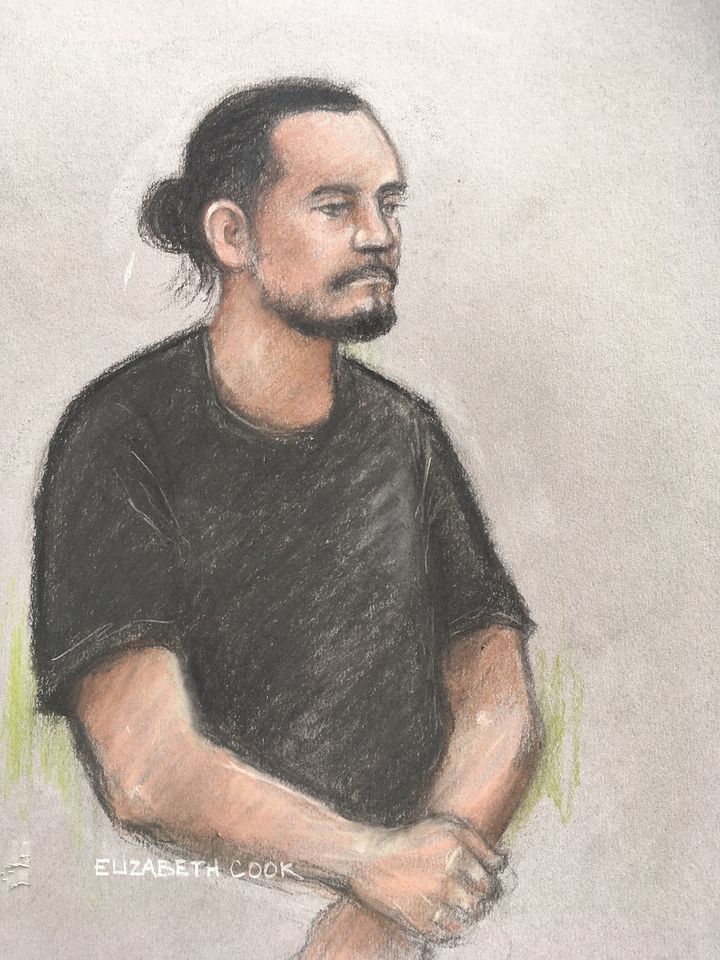 A court sketch of Acourt today