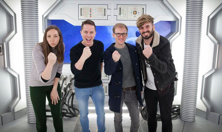 HuffPost UK's Ash (right) with a group of intrepid explorers 