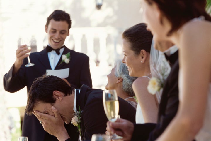 Funny wedding speeches may be the gold standard, but not everyone is a comedian. Below are some tips for the best man or maid of honor to help you compose a toast that's humorous but also meaningful.